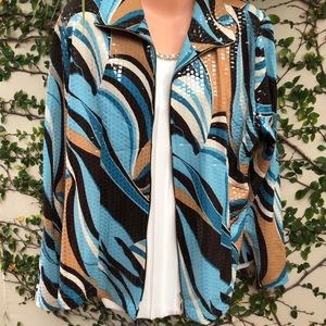 Women’s jacket - modern art piece.